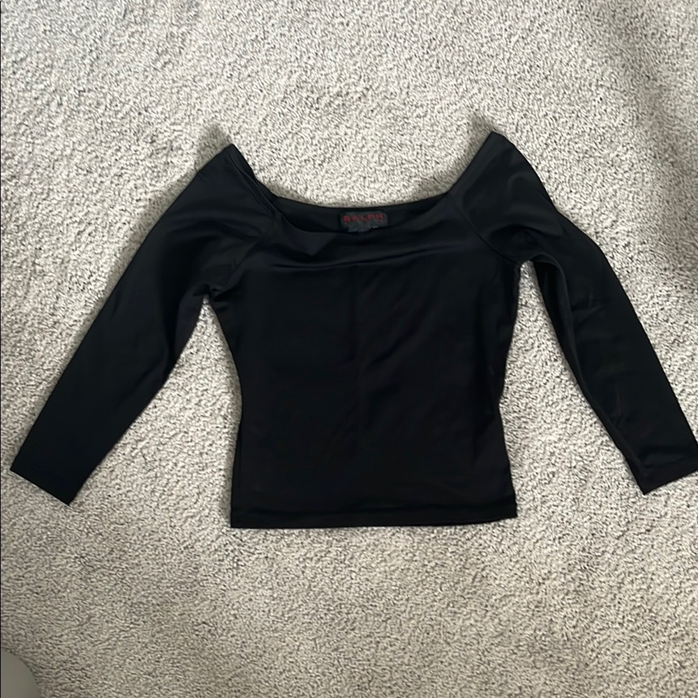 Vintage Ralph Lauren Black Women's Top